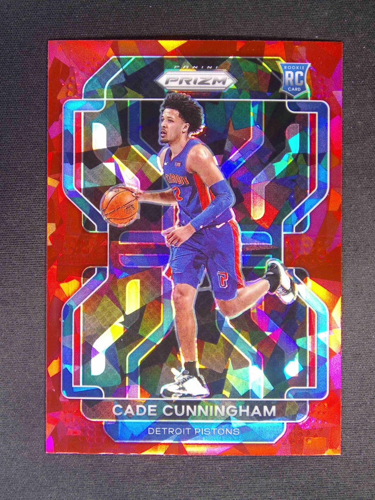 2021-22 Panini Prizm Cade Cunningham #282 RC Red Ice