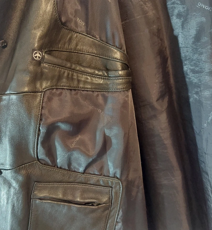 Abrigo de coche Pronto Uomo BLK para hombre 2XL 100 % piel de cordero Foto 4 de 4