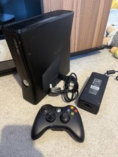 Xbox 360 Slim 250GB Console WITH CONTROLLER AND LEADS - Tested & Reset