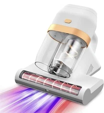 Handheld Mite Remover Bed Mattress Vacuum Sofa Cleaner UV-C Sanitizing