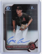 2022 Bowman #CPA-GC Gavin Conticello Chrome Prospects Autographs