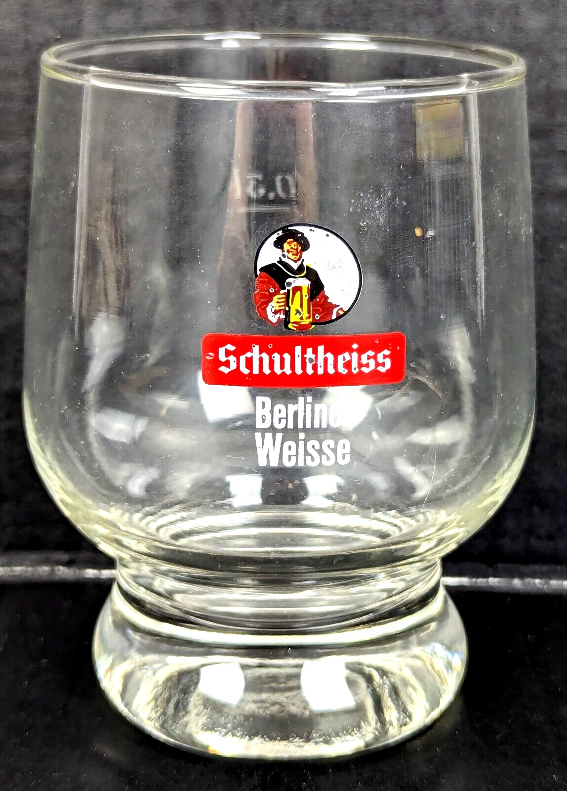German Schultheiss Lager Berliner Berlin Weisse .3L Beer Club Glass Tumbler