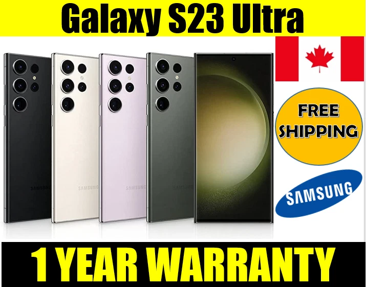 Samsung Galaxy S23 ULTRA 6.8" Display 256/512GB 5G Unlocked - Good Condition