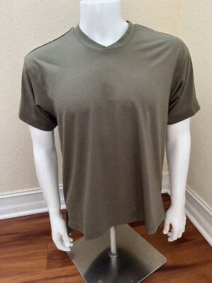 ADIDAS UNISEX IVY PARK X PELOTON X 3-Stripes T-shirt OLIVE GREEN X SMALL 