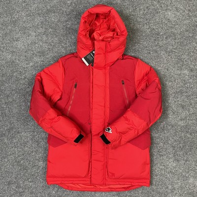 nike winter jacket red