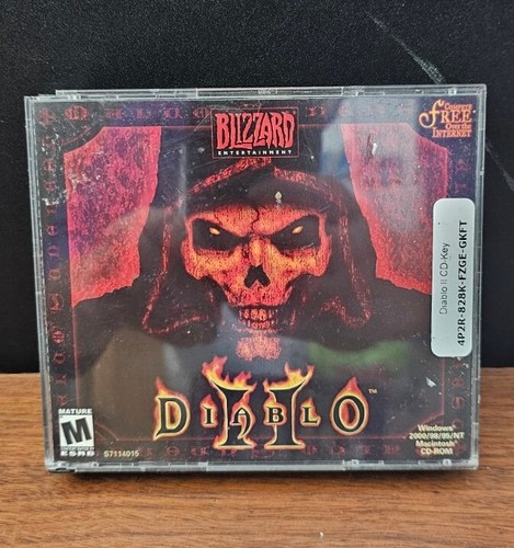 Diablo 2 II PC Game 2000 w/ Booklet Blizzard Windows Macintosh 3 Disc Version - Picture 2 of 10