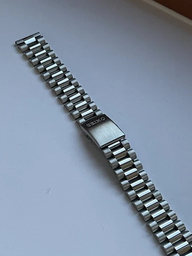 Seiko jubilee 18mm strap bracelet stainless steel with straight lug ends BARGAIN - Picture 5 of 9