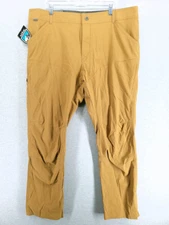 Kuhl Pants Mens 42x34 Brown Klassik Renegade Softshell Comfort Outdoor Logo New