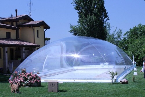 Inflatable Pools Cover Transparent Hot Tub Swimming Pool Bubble Dome Tent Winter - Picture 3 of 15