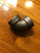 3/4" threaded 90 Elbow black iron pipe fitting, Lot of 8
