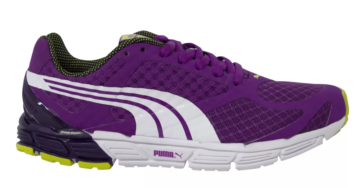 lengte Vooruitgang Afdaling Puma Faas 500 Womens Purple Textile Lace Up Running Trainers 186726 01 |  eBay