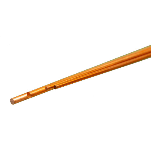Varilla de cobre K&S Engineering flexible recocido suave dos cada una 1/16 pulgadas y 3/32 pulgadas 5071 | Zustand: New