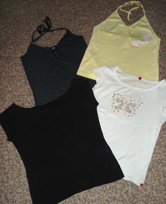4-teil.Bekleidungspakt,Tops/Shirts,Gr.38,Amisu,Esprit,Colours o.t.world,s.Oliver
