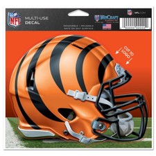 Cincinnati Bengals Wincraft NFL Helmet 4.5" x 5.75" Multi Use Decal FREE SHIP 