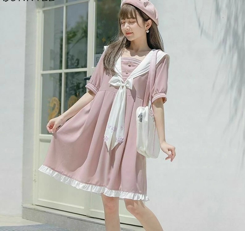 kawaii cute pink dresses