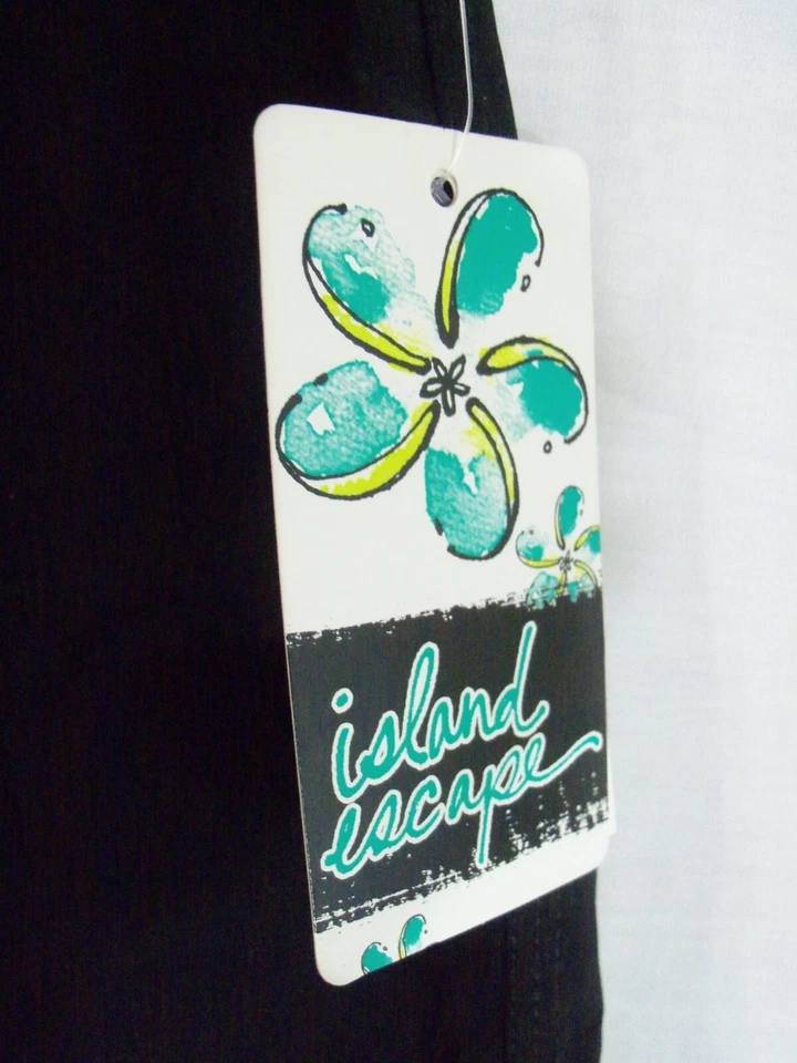 Island Escape Womens Shorts Size 6  Island Board Shorts Tie Front New - Image 4 of 4