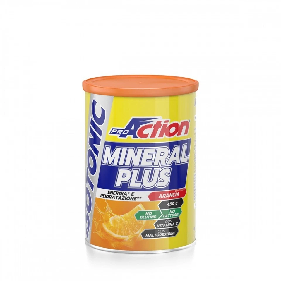 MINERAL PLUS ISOTONIC 450G PROACTION AL GUSTO DI ARANCIA SPEDIZIONE GRATUITA
