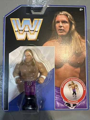 WWE Wrestling Mattel Retro Series 2 Triple H Figur...