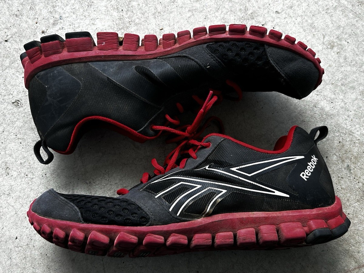 Reebok RealFlex Fusetie Train 4.0 Men\'s 11.5 Running Shoes Sneakers Red Black Amazon.com | Reebok Men main image 2