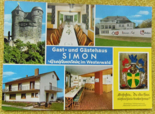 Ansichtskarte Greifenstein/Westerwald, Gästehaus Simon  (90-19) - Bild 1 von 1