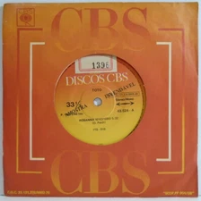 TOTO ROSANNA / IT'S A FEELING BRAZIL 1982 FIRST PRESS PROMO 7" CBS 43.524