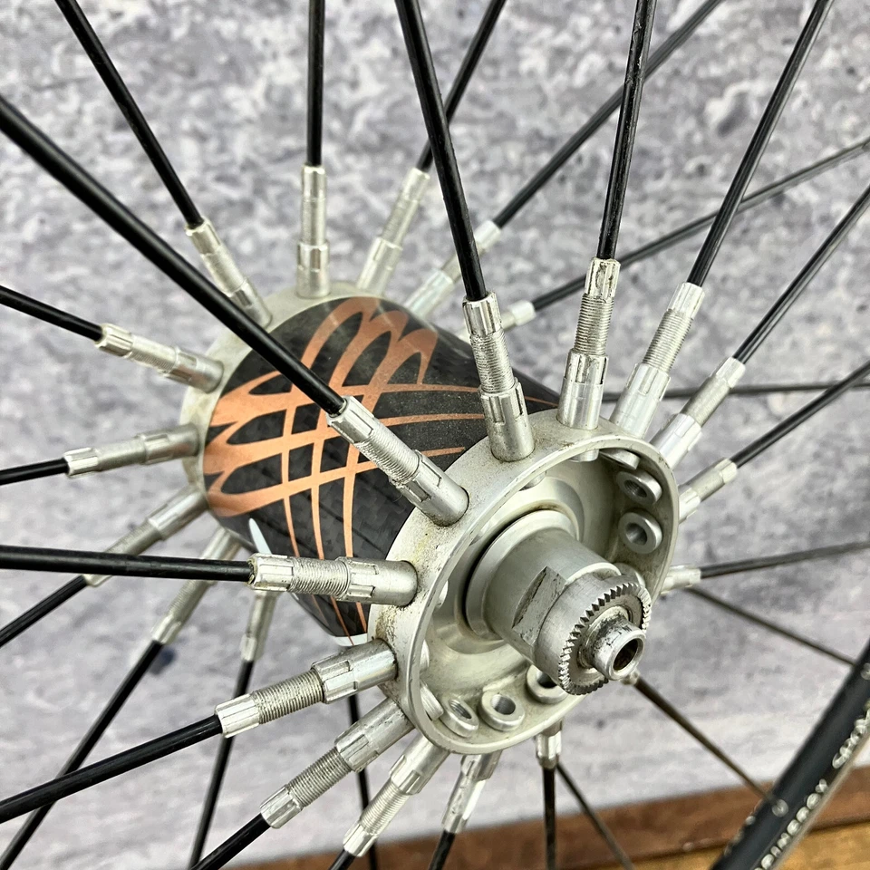 Rueda delantera Spinergy SpoX TUBULAR 700c 100 mm fibra de carbono coser ultraligera Foto 3 de 4