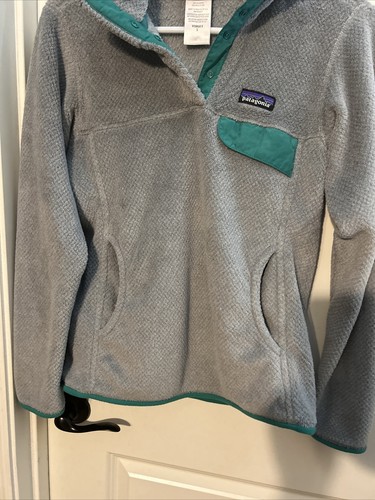 Patagonia Retool T-Snap Grey Fleece Jacket Pullover Sweater Small - Picture 7 of 7