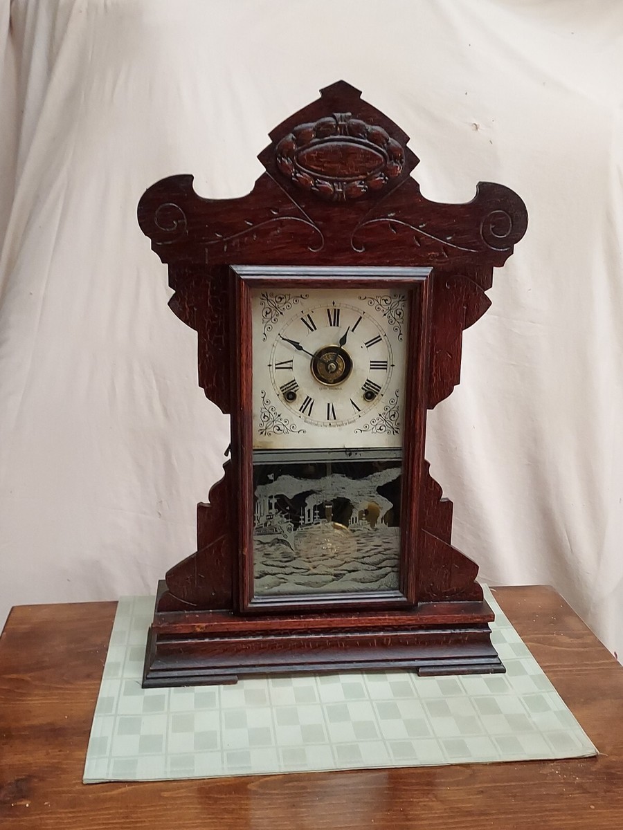 Seth Thomas Gingerbread Clock 1908 Great White Fleet | eBay