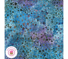 Kaufman MODERN TWIST Artisan Batiks 19356 6 Blue Purple LUNN STUDIO Quilt Fabric