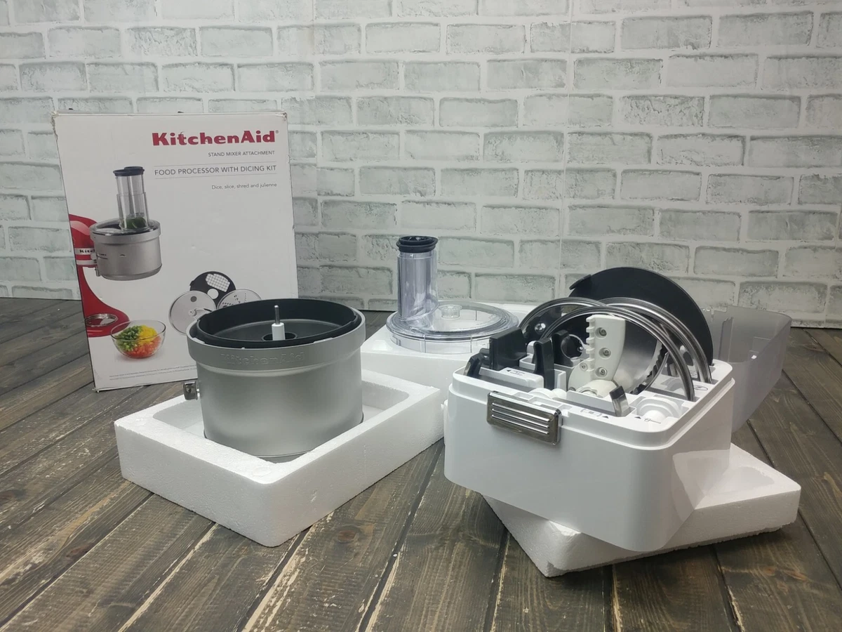 We offer a premium service KitchenAid Food Processor with Dicing Kit