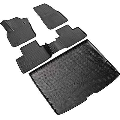 RECAMBO Set tappetini e bagagliaio adatti per Volvo XC40 | Tipo 536 | dal 2017>