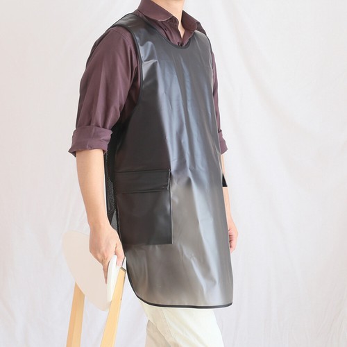 Waterproof Smock Hair Salon Apron Cooking Kitchen Bib Plastic Apron - Picture 11 of 11