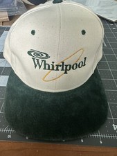VTG Whirlpool Snapback Hat Black Made In USA Home Appliances