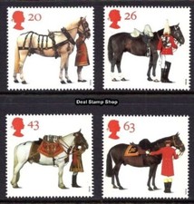 1997 Queen's Horses 50th Anniversary Set SG1984 -  SG1988 Unmounted Mint MNH