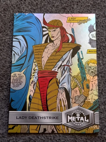 2020 UPPER DECK MARVEL X-MEN METAL UNIVERSE DEATHSTRIKE HIGH NUMBER SP CARD#183