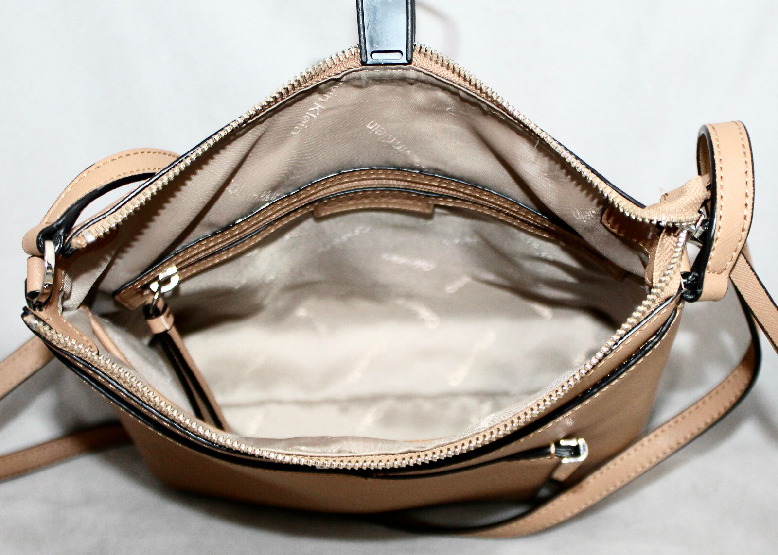 UNDERARM BAG 34 SOFT TAN BROWN CALFSKIN
