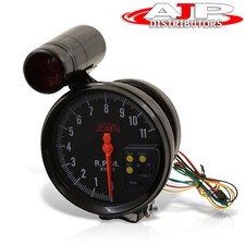 5 Black Face Tachometer 11k Rpm Tach Gauge With Red Shift Light For Mazda Jdm