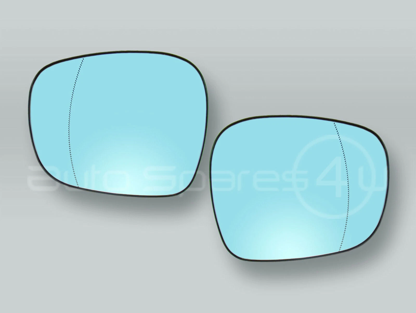 Heated 4-PIN Door Mirror Glass and Backing Plate PAIR fits 2011-2014 BMW X3 F25