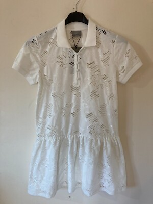 Vero Moda Snow White Short Sleeve Lace Mini Dress Petite, Size M