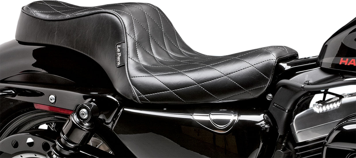 Le Pera バイクシート　883 1200 LE PERA Cherokee Diamond Seat HARLEY XL 883 1200 Sportster 10-19