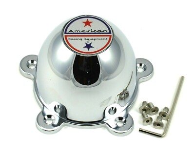 New American Racing Torq Thrust 5 Ear Wheel Rim Center Cap Chrome 898008 2-1/8''