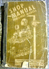 1941-1942 Pontiac Shop Manual Original Custom Deluxe Torpedo Streamliner 1941-1942 Pontiac Shop Manual Original Custom Deluxe Torpedo Streamliner