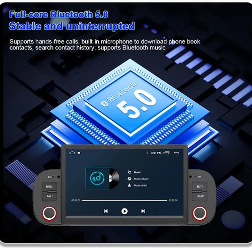 For Fiat Panda 2013-2020 Car Radio GPS Navi Android Auto Video CarPlay Screen 4G - Picture 20 of 29