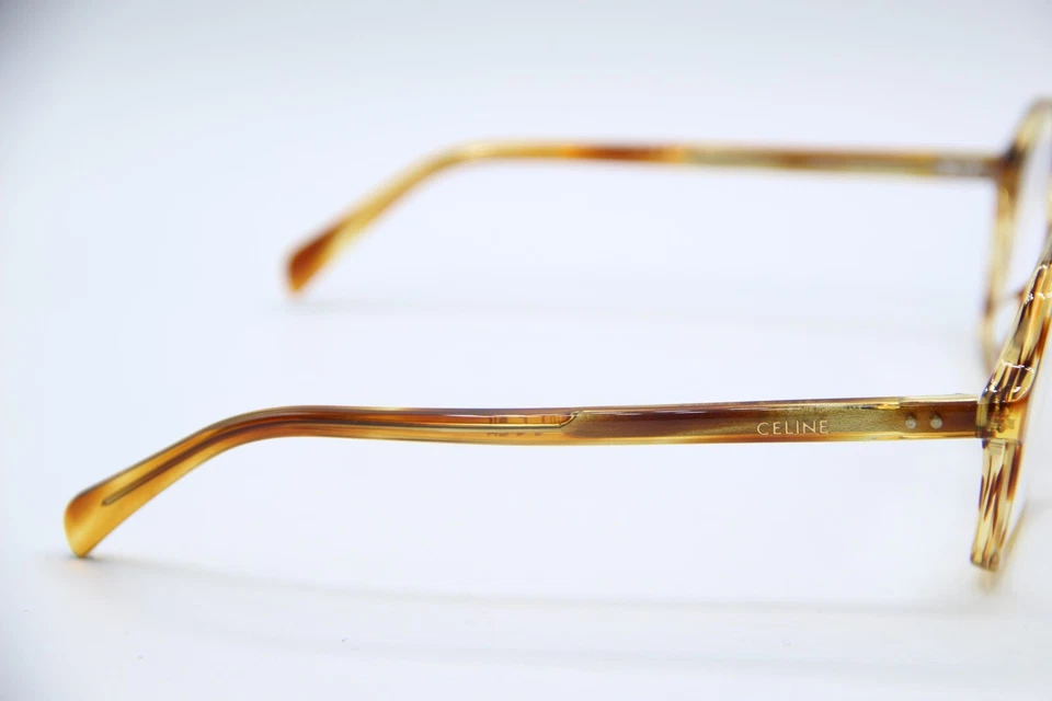 NUEVAS GAFAS CELINE CL 50089I 056 CUERNO MARRÓN MONTURAS AUTÉNTICAS 54-18 Foto 4 de 4