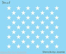 Flag Stencil 50 Stars REC. USA Patriotic Country American Custom DIY Joanie