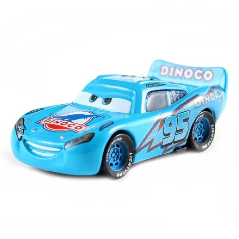 Disney Pixar Car NO.95 DiNOco Lightning McQueen 1:55 Metal Diecast Toys Car