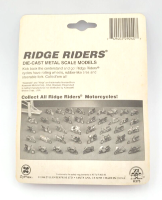 1994 Zylmex Ridge Riders Drag Pro Equipment Die Cast Motorcycle 1