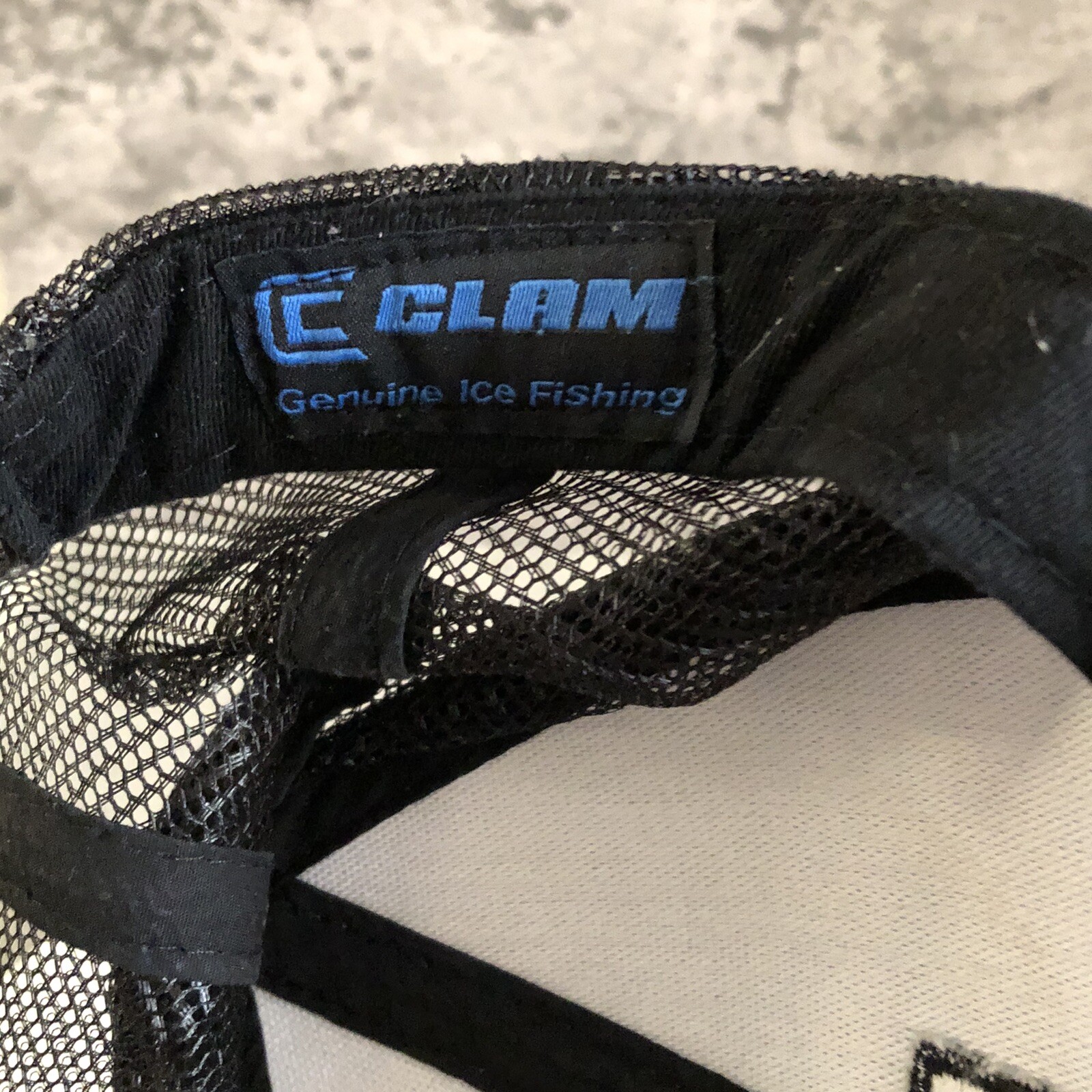 CLAM "TEAM ICE" ICE FISHING PRODUCTS HAT BROWN/BLACK … Gem