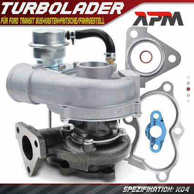 Turbolader für Ford Transit Bus+Kasten+Pritsche/Fahrgestell E 2.5L AGA 4GB 4GC