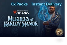 MTG Arena Promo Code - Murders at Karlov Manor 6x Booster - Instant Delivery!